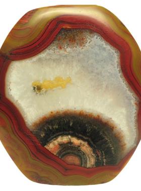 色浓纹美吊坠战国红经典独特