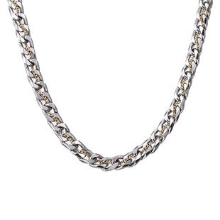 古巴项链男潮小众高级感纯银嘻哈男款潮流叠戴美式痞帅轻奢素粗链