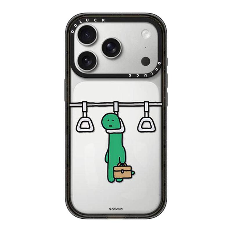 CASETiFiY联名绿色恐龙JOGUMAN打工人的日常适用苹果iPhone16pro/17ProMax/15手机壳14卡通13华强北平男替女
