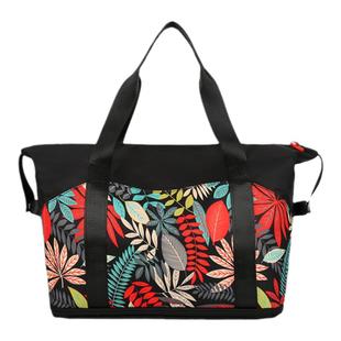 旅行包女士短途行李袋男外出单肩袋旅行箱上放的收纳包手提待产包