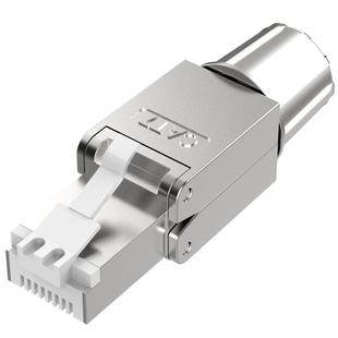 浙华免压水晶头超六七类家用免压屏蔽CAT6A7类RJ45连接器ZH-3107