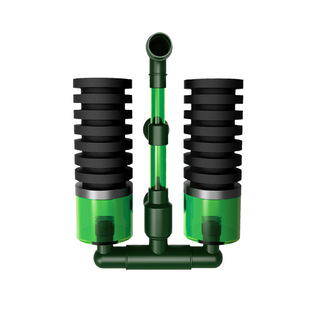 仟锐鱼缸气动过滤器水妖精小水族箱迷你吸便器草缸生化反气举小型