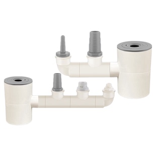 75管大排量厨房下水管三通洗菜盆净水器洗碗机排水管三头通四接头