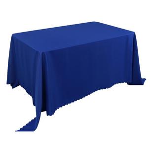 会议桌桌布定制印logo长方形长条布艺白色室办公盖套罩布红色台布