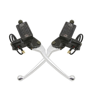 仿巧格福喜鬼火迅鹰骠骑电动摩托车踏板刹车前后碟刹油刹上泵油泵