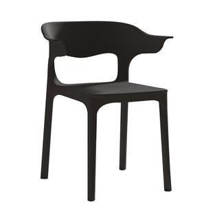 塑料椅子靠背椅凳子家用餐椅现代书ins新款餐厅久坐结实收纳叠放