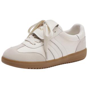 热风平底德训鞋女款2025年冬季新款百搭运动休闲鞋舒适轻便女鞋子