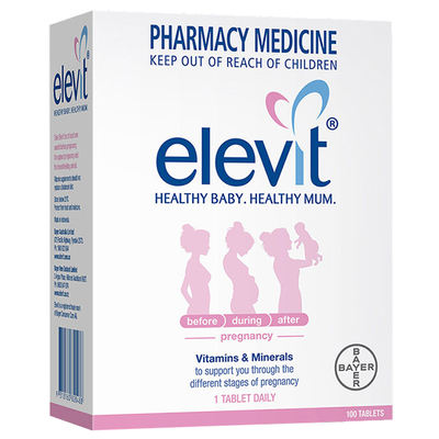 elevit澳洲备孕期叶酸