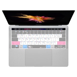 JRC适用于新款pro16苹果键盘膜macbook14英寸新款air15快捷键功能保护膜12办公OS系统透光键盘保护贴膜M3M4M5