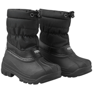 reima男女儿童中童鞋子秋冬新款洋气时尚拒水黑色高帮雪地靴