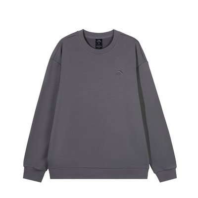 安踏青少年加绒运动卫衣男