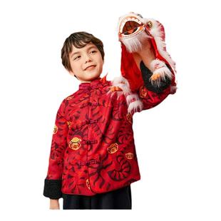 年衣童装儿童唐装外套秋冬款男女童新中式国风衣服拜年服夹棉外套