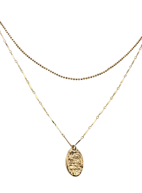 新品原创进口加厚版银项链圆珠