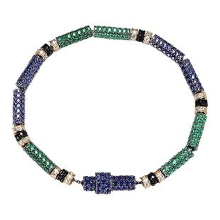 【情人节礼物】APM Monaco 多色镶晶钻手链彩色镶钻百搭男女同款