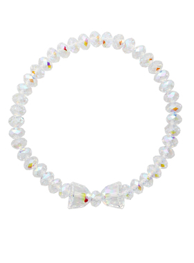 正品奥地利水晶手链女甜美蝴蝶结