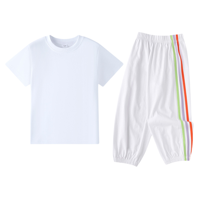 毕业儿童演出服啦啦队糖果色班服