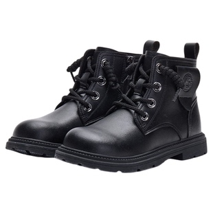 卡特兔童鞋儿童靴子男童2025冬季新品宝宝靴子防滑耐磨女童马丁靴