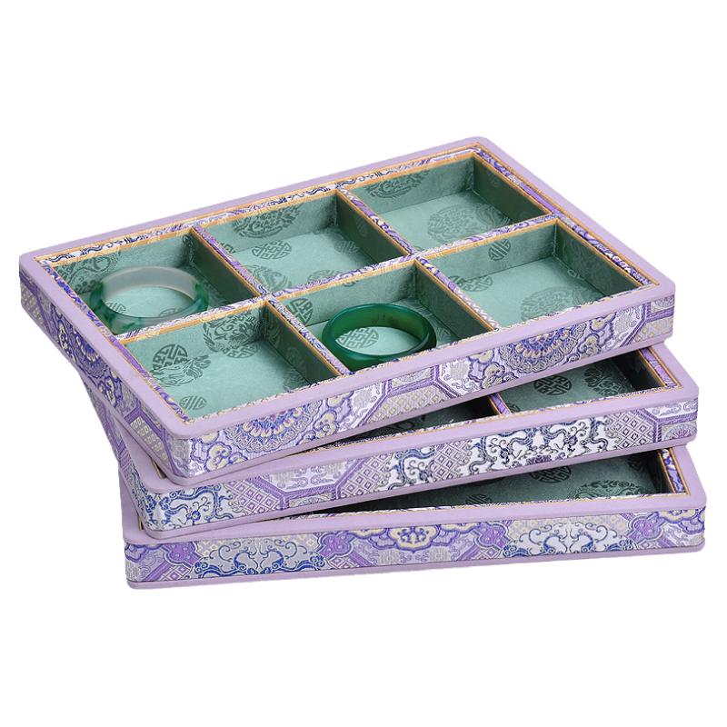 宫廷风珠宝首饰盘手镯手串看货盘文玩玉器蜜蜡收纳珠串玉器展示盘