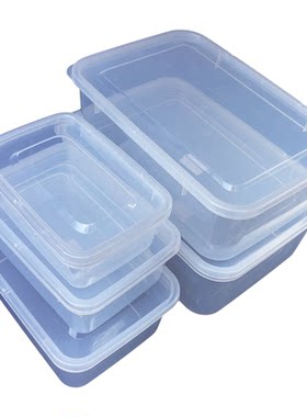 透明饭店商用厨房加厚塑料保鲜盒