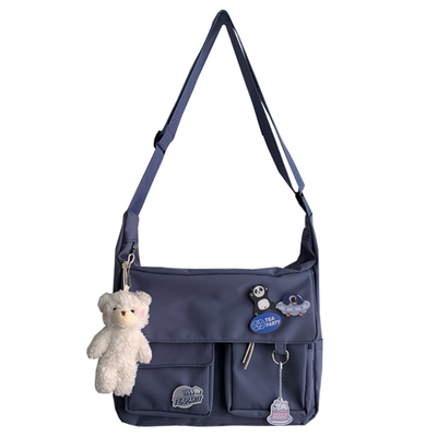 茶话会日系斜挎包韩国工装港风