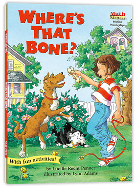 数学帮帮忙：宾果找骨头 Math Matters : Where‘s That Bone?美国原版 小学数学启蒙数学基础数学故事 科普 好品德好习惯正版