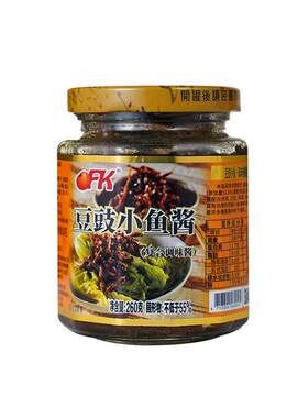 豆豉小鱼酱ofk拌饭拌面调味
