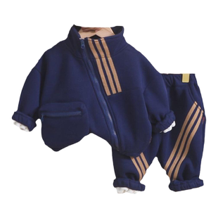 宝宝冬装男1周岁半9一6六8十5九7个月八3两岁婴儿衣服分体套装秋4