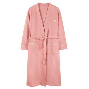 芬腾可安睡袍女款春秋季四季通用浴袍家居服纯棉睡衣女款2026新款