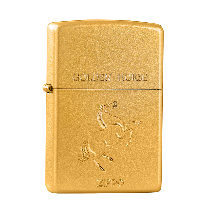 Zippo福运金马生肖马年男士送礼
