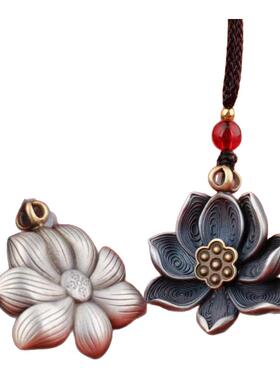 大昭寺传统文化圣洁莲花吊坠项链