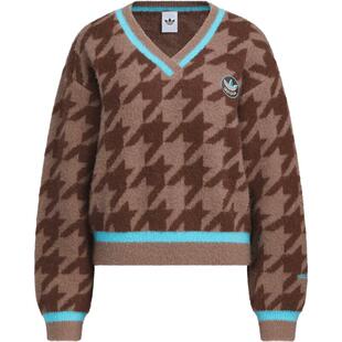 adidas阿迪达斯三叶草女子运动休闲针织套头衫KC2688