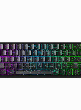 狼蛛Win60HE磁轴键盘客制化有线电竞游戏专用FPS无畏契约RT0.01