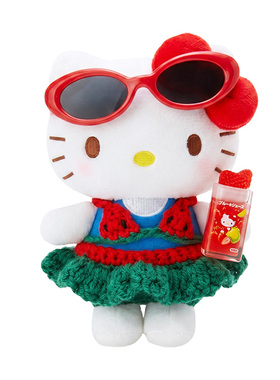 三丽鸥哈喽凯蒂猫西瓜汽水挂件