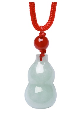 天然缅甸翡翠葫芦吊坠玉石挂件