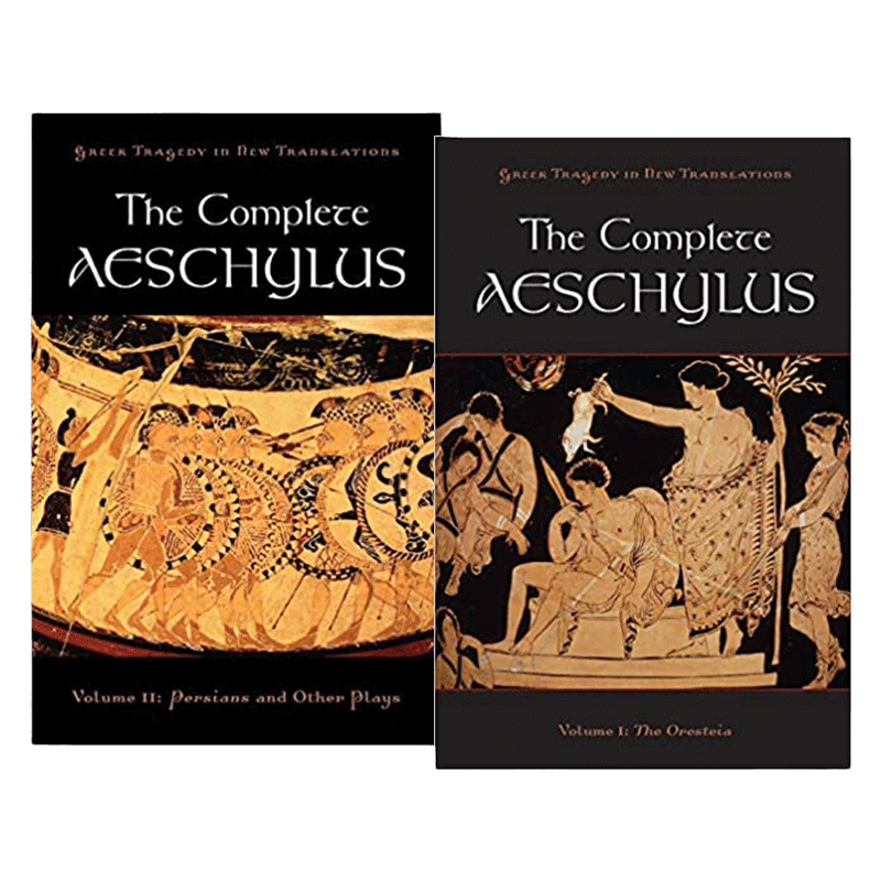 英文原版 The Complete Aeschylus 埃斯库罗斯全集 第1-2卷 奥瑞斯提亚 波斯人和其他戏剧 英文版 进口英语原版书籍