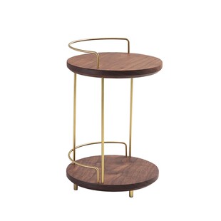 素风卫生间桌面化妆品收纳盒浴室洗漱台面梳妆用品储物置物架实木