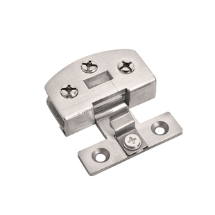 玻璃柜门铰链免开孔合页无框玻璃配件免开孔宠物门固定夹双边夹