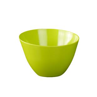 A5密胺蔬菜桶仿瓷塑料生菜桶彩色斜口碗自助火锅店餐具调料酱料碗
