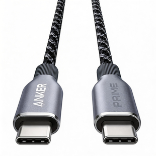 Anker Prime安克240W双TypeC数据线适用于iPhone15/iPhone16/17ProMax安卓/Macbook电脑苹果PD快充编织线