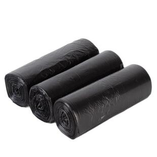 得力加厚垃圾袋厨房卫生间家用办公塑料袋小中大号垃圾袋彩色