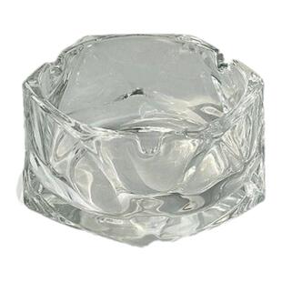 玻璃加深烟灰缸创意家用客厅办公室大气轻奢高级感酒吧酒店歌厅