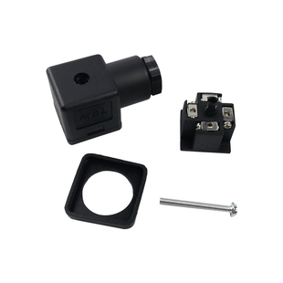 中联三一泵车吊车液压电磁阀插头HM线圈插头搅拌站气动防水接线盒