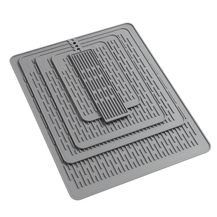 厨房台面式硅胶锅盖垫免安装放锅盖神器锅铲菜板筷子收纳置物垫子