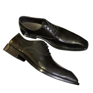 卡诺威士春季正装皮鞋男鞋牛津鞋英伦系带透气结婚新郎商务休闲N