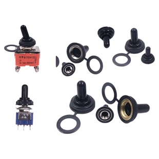 MTS钮子开关摇柄防水防尘套1321帽KN3胶套罩螺纹直径12MM细牙6粗