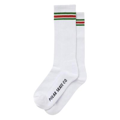 PolarSkateCo提花Logo运动袜