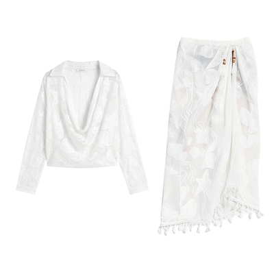 atlanticbeach度假裹裙披纱套装