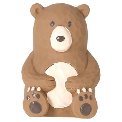 QMONSTER发声木雕动物乳胶玩具