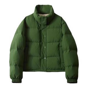 95白鹅绒五防立领保暖羽绒服面包服女冬季2025新款加厚YRA66343VG