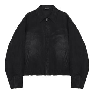 【明星同款】WE11DONE中性男女同款水洗褪色牛仔宽松外套